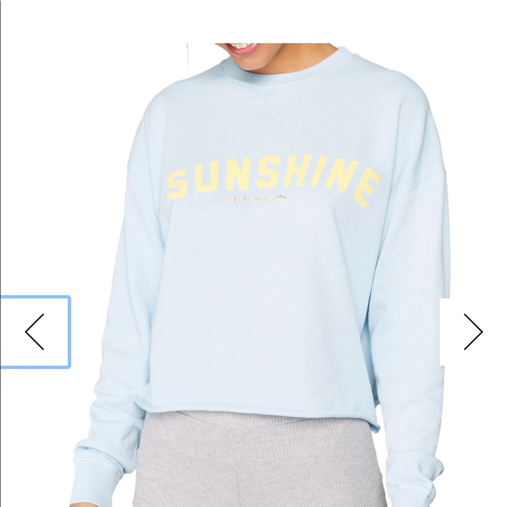 NWOT spiritual gangster Sunshine Sweatshirt